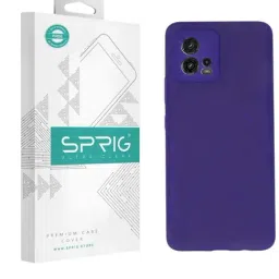 Sprig Liquid Silicone Back Cover for Motorola G72 (Purple)-picture-34