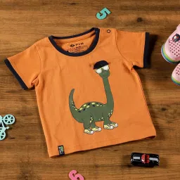 3PIN Kids Multicolor Cotton Printed T-Shirt image 5