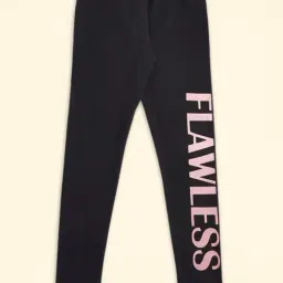 Pantaloons Junior Black Printed Leggings-picture-20