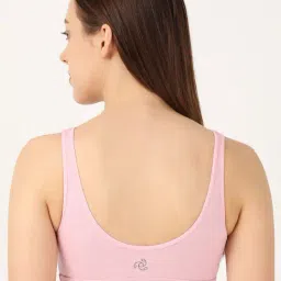 Jockey Pink Full Coverage Wireless Beginner's Bra image 2
