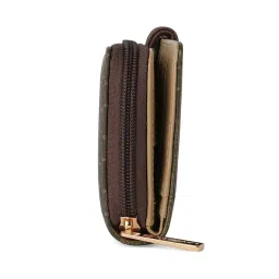 Lavie Luxe Choco LX Mono Mia Bifold Zip Wallet image 5