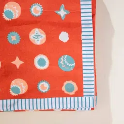 Freedom Tree Celestial Sky Pure Cotton Amber Orange Double Bedcover image 4