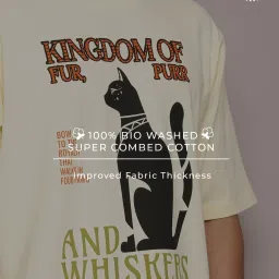 Dillinger White Cotton Loose Fit Printed T-Shirt image 5