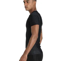 Puma Black Self Pattern Slim Fit T-Shirt image 3