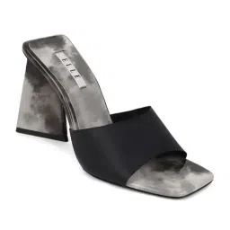 Elle Women's Black Casual Sandals image 3
