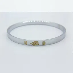 Vaiseema Men Silver-Plated Armlet Bracelet-image-59