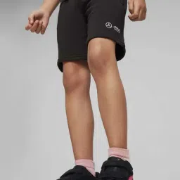 Puma Kids MAPF1 Black Cotton Printed Shorts-image-80
