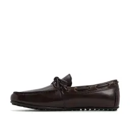 Aldo Men's KALEB Dark Brown Boat Shoes image 3