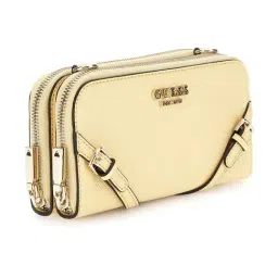 Guess Cornsilk Bramina Textured Cross Body Bag image 4