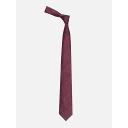 Van Heusen Maroon Embroidered Tie image 2