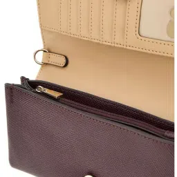 Guess Aubergine Noelle Textured Cross Body Bag image 3