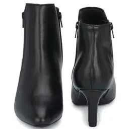 Delize Women's Black Stiletto Booties image 5
