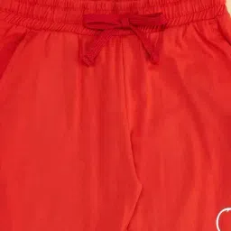 Pantaloons Junior Red Cotton Printed Trackpants image 2