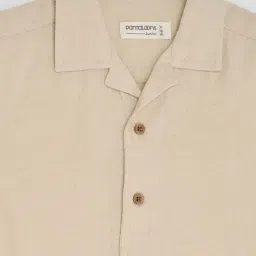 Pantaloons Junior Boys Ecru Embroidery Shirt image 3