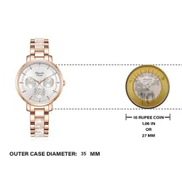 ALEXANDRE CHRISTIE 2A56BFBRGSL Passion Multifunction Analog Watch For Women image 4