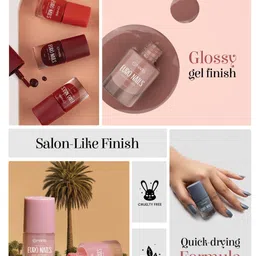 MARS  EURO Glossy Gel Finish Nail Lacquer -6ml-Shade-16 image 4