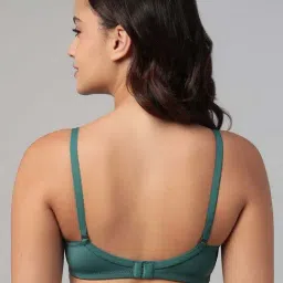 Clovia Green Regular Fit Bra image 5