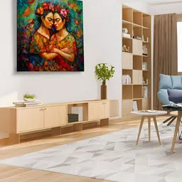 OLIVE TREE Green & Pink 1 Piece Other Wall Art image 2