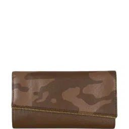 GG By Baggit X Eamaro Brown & Tan Casual Tri-Fold Wallet for Women-image-64