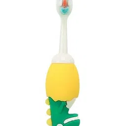 AKN TOYS Toothbrush Comfortable to Use Deep Cleaning Dense Bristle Animal Design Funny Children Toothbrush (colour may vary ) image 2