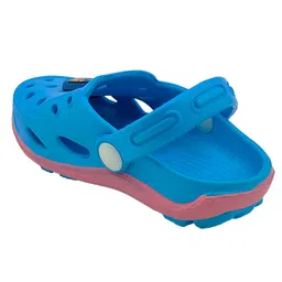 Marvel by Yellow Bee Perforated Clogs With Avengers Featuring Captain America & Shield Charms - Blue image 4