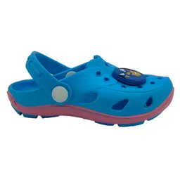 Marvel by Yellow Bee Perforated Clogs With Avengers Featuring Captain America & Shield Charms - Blue image 5