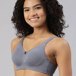 BLOSSOM Women Solid Full Coverage Non padded Wired Bra image 5