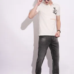 Being Human Men Classic Light Fade Stretchable Jeans image 5