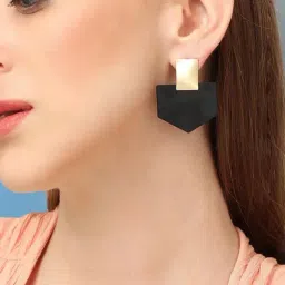 Sohi Gold Plated Party Designer Drop Earrings image 2