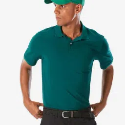 Inesis By Decathlon Cypress Green Slim Fit Sports Polo-image-47