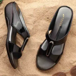 Trase Women's Black Casual Sandals-picture-36