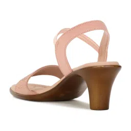 Bata Women's DEVA SWOROSKI E 24 Pink Ankle Strap Sandals image 5