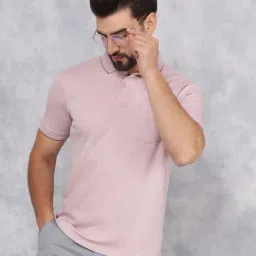 Crimsoune Club Purple Slim Fit Polo T-Shirt-image-29