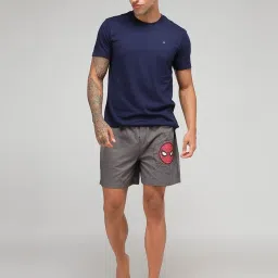 Zoiro Charcoal Cotton Regular Fit Printed Boxers image 5