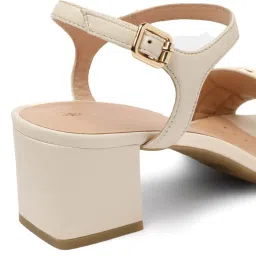 Geox Women's D New Eraklia 50 B Off White Back Strap Sandals image 5