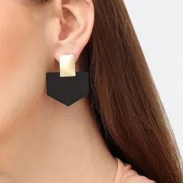 Sohi Gold Plated Party Designer Drop Earrings image 3