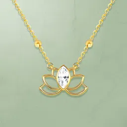 AIKA BY MINUTIAE Brass Rose Gold-Plated Handcrafted Necklace-picture-19