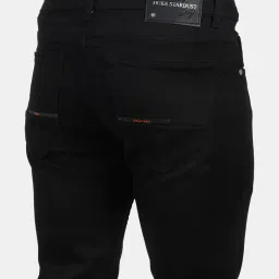 Duke Black Slim Fit Stretchable Jeans image 5