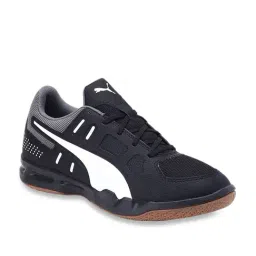 Puma Kid's Auriz Jr Black Badminton Shoes-picture-39