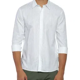Calvin Klein Jeans Neptunes Wave Regular Fit Striped Shirt-image-2