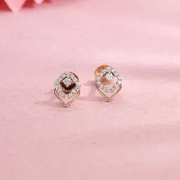 P.N.Gadgil Jewellers 18k (750) Diamond Yellow Gold Earrings for Women-picture-13