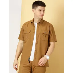 Thomas Scott Brown Boxy Fit Shirt-picture-31