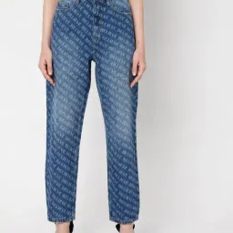 Vero Moda Blue Graphic Print Jeans-picture-17