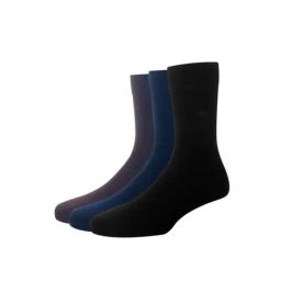 Louis Philippe Multicolor Cotton Socks (Pack of 3)-picture-5