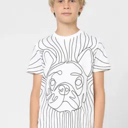 Jack & Jones Junior White Printed T-Shirt-picture-10