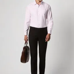 Van Heusen Pink Regular Fit Checks Shirt image 5