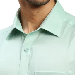 Raymond Green Cotton Contemporary Fit Texture Shirt image 5