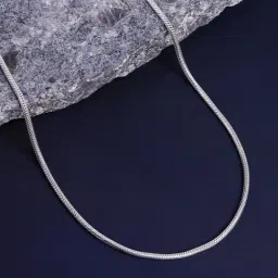 GIVA 925 Sterling Silver Classic Snake Chain for Him-picture-16