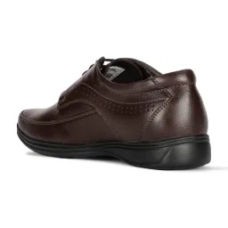 Bata Men's LOGAN E Brown Derby Shoes image 5