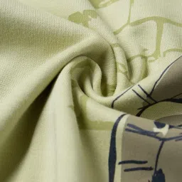 The Souled Store Green Loose Fit Printed T-Shirt image 5